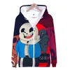 Herrtröjor tröjor roliga Undertale Sans Zipper Sweatshirt pojke/flickor Autumn 3D Tryck college tonåring pullover barn kläder huva