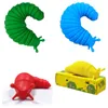 Toys Slug Articulated Flexible 3D Slugs Toy alla åldrar Relief Anti-Anxiety Sensory for Children Aldult4337360