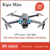 K911 MAX GPS Drone 8K Profissional Obstacle Evitar Dual Câmera HD Motor sem escova Motor dobrável Quadcopter RC Distância 3000M 2207209153103