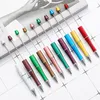 Creative Add A Bead DIY Pen Original beaded Pens Customizable Lamp Work Craft Writing Tool Ballpoint Pens