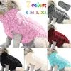 Dog Apparel Dropship Sweaters Winter Knitted Jumper Knitwear Pet Clothes Puppy Cat High Collar Sweater Coats For PetsDog