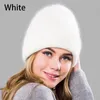 Beanie/Skull Caps Colors Solid Wide Cuff Fur Cashmere Warm Hats Comfortable Casual All Match Women Winter Outdoor Beanies CapsBeanie/Skull B