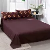 Yatak seti yatak keten yorgan ve yastık kılıfı ev düz sayfa yorgan yorgan kılıfı 240x220cm Yatak Kraliçesi