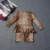 Robes de fille 2022 Spring Summer Children Robe fille Leopard Baby à manches longues 3-7 ans Vêtements pour enfants Vestidos de Veranogirl's