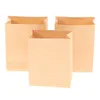 5Pcs/Lot 1/12 Dollhouse Miniature Bread Food Packaging Paper Bag Kraft Paper Bag Shopping Bag Model Ornament Dolls DIY Decor Toy