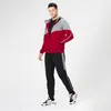 Hommes survêtements ensembles printemps automne 2022 couleur correspondant décontracté hommes sweats à capuche manteau + pantalons de survêtement deux pièces costume taille américaine/euro