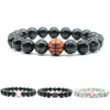 Pulsera de hebras con cuentas de 10 mm para hombre Gimnasio Béisbol Baloncesto Rugby Fútbol Turquesa Granos redondos Brazaletes deportivos Regalos Moda Piedra natural Accesorios de joyería