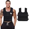 30KG Loading Weight Vest Boxing Train Fitness Equipment Gym Adjustable Waistcoat Exercise Sanda Sparring Protect Sand Clothing1265l