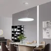 Lampes suspendues LED modernes lumières noir/blanc éclairage intérieur salon chambre décor lampe 110V 220V aluminium lampes suspenduesPendentif