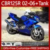 + Couvercle de réservoir Pour HONDA CBR-125 CBR 125 R CC 125R 2002-2006 Carrosserie 124No.172 Usine bleu CBR-125R 125CC CBR125R 02 03 04 05 06 CBR125RR 2002 2003 2004 2005 2006 Carénage OEM