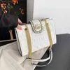 handbag small square bag embossed big rivet solid color Single Shoulder Bag 65% Off handbags store sale