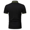 Summer High Quality Casual Business Social Short Sleeve s Shirts Stand Collar Comfortable Polo Shirt Men 220614