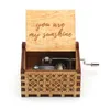 Dekorativa Objekt Figuriner La Vie En Rose Vintage Hand Crank Music Box