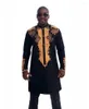 Herrspårar afrikanska män passar tryck toppbyxor set 2 bit outfit 2022 man kläder mode dashiki skjorta med uppsättningar tröjor byxor