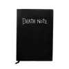 A5 Anime Death Note Book Feather Pen Conjunto de couro Livro de couro Animação Arte Escrita Jornal Pad 220713