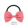 Solid color children's bow cute hair circle baby hair accessories same