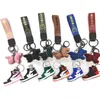 High Quality Mini Silicone 3D Sneaker Dog Keychain Designer Shoes Keychains Handbag Chain Basketball Keychain For Men Women Fashion Gift