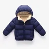 Bébé enfant en bas âge manteau avec capuche Outwear Causal Fluff solide à manches longues manteaux à capuche enfants vêtements 1052 E3