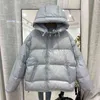 Qingwen Winter Katoenen Gekated jas Vrouwen losse capuchon Warm Zipper Parka Vrouwelijke jas Casual Dikke Buffer Jacket Snow Runner L220725