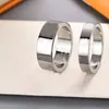 Ontwerpers Ring for Men Titanium Steel Silver Rings Engagements For Women Sieraden Luxurys Love Ring Letter Heanpok 22053001R