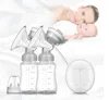 Automatic wireless cordless portable handsfree double silicone electric baby feeding milk suction breast pump 3 colors