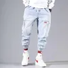 Jeans pour hommes mode marque classique pantalon Cargo pour hommes poche pantalon d'extérieur ample Safari Style Graffiti salopette hommes