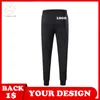 pantaloni sportivi laterali in spugna da uomo cotone morbido fitness jogging allenamento abbigliamento lungo personalizzabile fai da te 220713