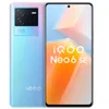Original Vivo IQOO Neo 6 SE 5G Mobiltelefon 8 GB RAM 128 GB 256 GB ROM Octa Core Snapdragon 870 64,0 MP NFC Android 6,62 Zoll 120 Hz Vollbild-Fingerabdruck-ID Gesicht Smart-Mobiltelefon