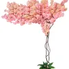 装飾的な花の花輪人工桜のツリースーツフラワーブランチ枯れたブドウのdiyキットelエンジニアリング造園ウェディングアーチホームデ