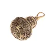 Kliny mosiężne chińskie litery Błogosław Lotos Gourd Charms Copper Chiecky Car Cain Cain Pendants Box Case Pojemnik Butelka 3265291