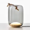 Настольные лампы Nordic Designer Glass Art для спальни светодиодные стойки для кровати.