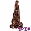 Extensões de cabelo de trança curly sintética 22inch 150g / pacote solto onda crochet cabelo presentado