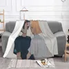 Couvertures Omori Game tricoté flanelle basilic ensoleillé couverture Ultra-douce pour voiture canapé canapé lit tapis couvertures