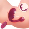 3 в 1 носимый G Spot Clitoris стимулятор пульт дистанционного управления Vibrator Vaginal Anal Orgasm Dildo Sexy Toy для женщин красоты