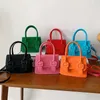 Designer Women Pu Leather Small Flap Bags Clutch Lady Orange Green Blue Handbag Shoulder Bag Party Crossbody Bags Female Totes