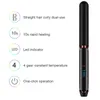 LED Display Professional Hair Starten Curler Hair Flat Iron Negative Ion Infraröd hår rakt Curling Iron Corrugation 220623