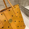 Luksusowy projektant wysokiej jakości skórzana torba mody City Dwustronne torby zakupowe