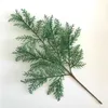 Decorative Flowers & Wreaths Realistic Looking Artificial Cedar Picks Cypress Leaves Pine Cones Stem Fake Plants Christmas Decoration Plasti