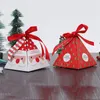 Boîtes d'emballage cadeau de Noël Boîte à bonbons Père Noël Elk Boîte à cadeaux en papier Décor de fête BH7444 TYJ