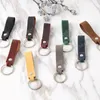 Colorful Real Leather Keychain Men Belt Waist Hanged Keyring Creativity Personality Gift for Promotion