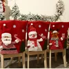 Krzesła okładki świąteczne z powrotem na świąteczną restaurację festiwal festiwal imprezowy