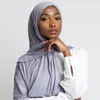 180x80cmトレンディイスラム教徒ジャージーヒジャーブスカーフ女性ビッグサイズコットンヒジャーブイスラムターバンショールズソイルドモーダルスカーフヘッドスカーフ盗み