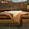 Зимние густые одеяла Zonli Winter Color Color Soft Dofa Closet Cover Portable Travel Fleeme теплые одеяла постельное белье. 220527