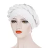 Beanie/Skull Caps Women's Hair Care Islamitische Jersey Hoofd sjaal Sjaal Melk Moslim hijab kralen Braid wrap stretch tulband hoed chemo cap wrap16bea