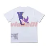 Moda męska czarna biała koszulka damska hip-hopowa koszulka z krótkim rękawem męska gołębi nadruk topy rozmiar azjatycki S-XL