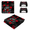 Sticker For PS4 Slim Skin Cover Protector Vinyl Console Kinect and 2 Controller Wholesale Drop 220716