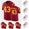 MCEOC202 USC Trojans NCAA College Football Game Game Jersey 5 Reggie Bus