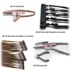 سعر المصنع 6D تمديدات الشعر طقم مجموعة أدوات القضيب بندقية الجيل الأول يستخدم الشعر البشري الشقراء البني