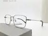 Nouveau design de mode lunettes optiques 50008U cadre en métal carré lentille transparente style simple et professionnel polyvalent lunettes populaires