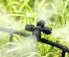 Slang Garden Greenhouse Lawn Irrigation Plastic Cross 6mm Atomizing Sprinkler Connector Interface Mist Adapter